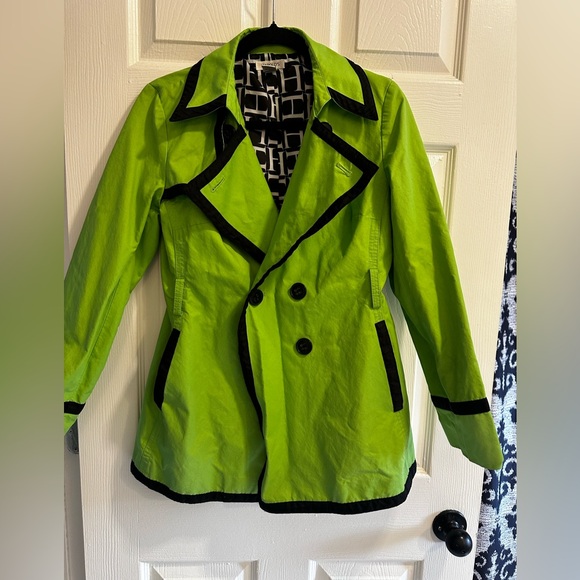 Harold's Jackets & Blazers - Harold’s Women’s Vintage Lime Green Jacket With Belt In Women’s Medium
